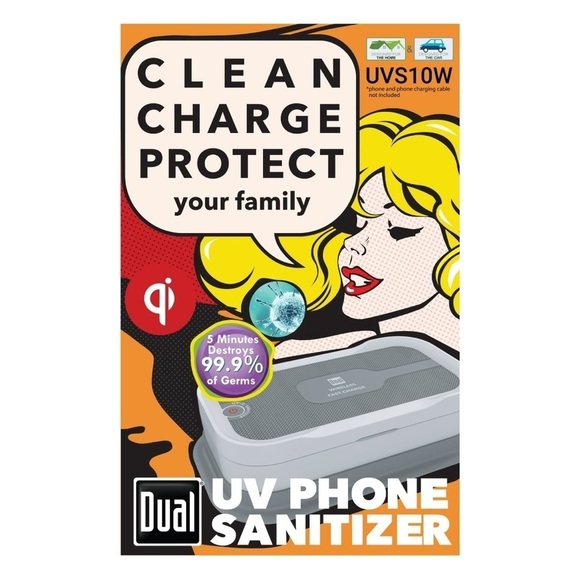 ✨✨Dual Electronics UV Phone Sanitizer for Car/Home UseWireless Phone Charg… - Picture 2 of 11
